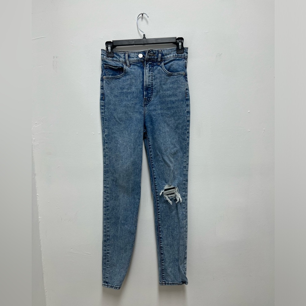 Express blue ripped jeans